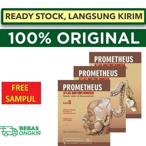 Jual Original Prometheus Atlas Anatomi Manusia Edisi Set Buku