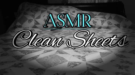 Asmr Clean Sheets No Talking Intensely Relaxing Sounds Youtube