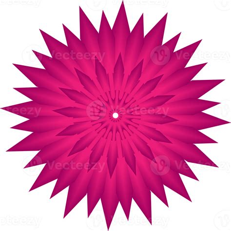 Star Flower Shape Sticker Glossy Decoration Abstract Background