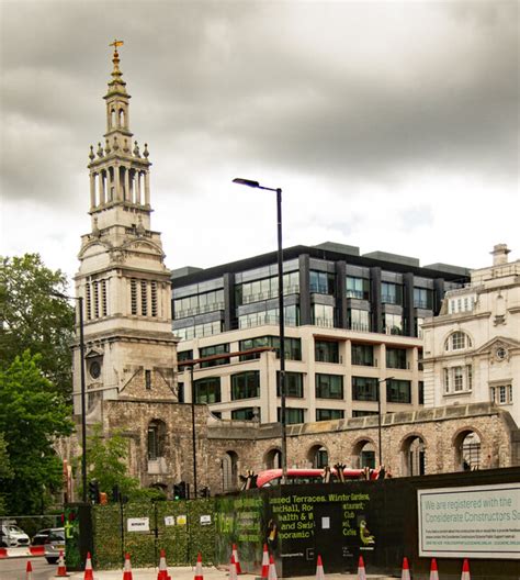 City Of London Tower Christ Church Jim Osley Geograph