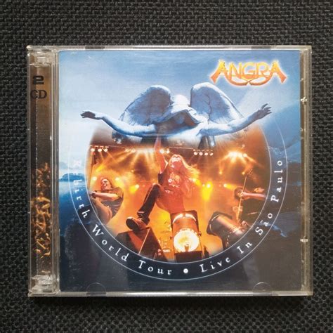 Cd Angra Rebirth World Tour Live S O Paulo Duplo Item De M Sica