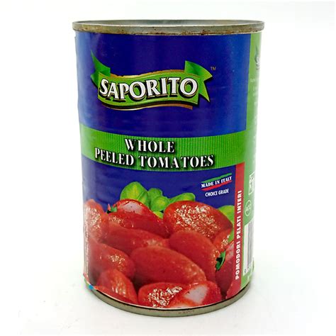 SAPORITO WHOLE PEELEDA TOMATOES 400G