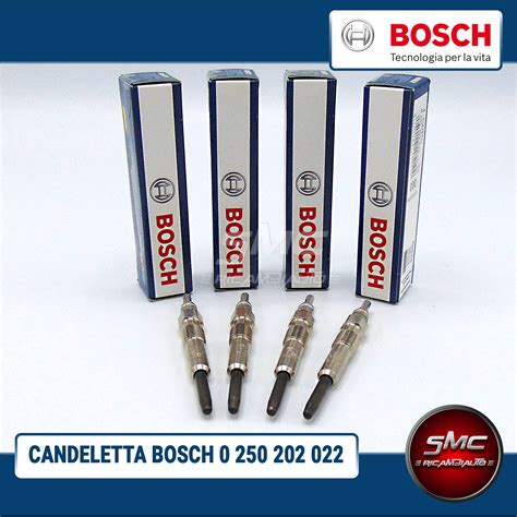 Kit Candelette Bosch Seat Vw Ricambi Auto Smc