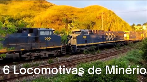 Super Trens Locomotivas De Min Rio Vag Es Novos Youtube