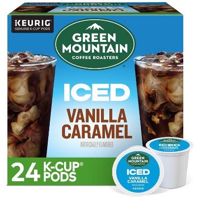 Keurig Green Mountain Coffee Roasters Brew Over Ice Vanilla Caramel