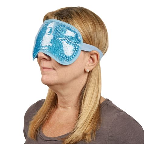 Custom Printed Plush Hot Cold Gel Bead Eye Mask