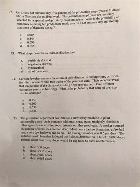 Solved A Very Hot Summer Day Five Percent Of The Production Chegg