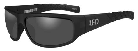 Harley Davidson® Mens Burnout H D Sunglasses Smoke Gray Lensblack Frame Habnt02 Wisconsin