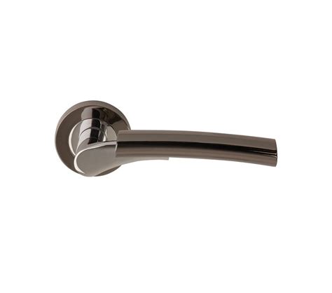 Excel Hardware Ultimo Door Handle Black Nickel Chrome