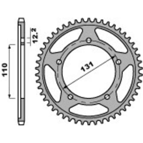 Couronne Pbr Racing Aluminium Ultra Light