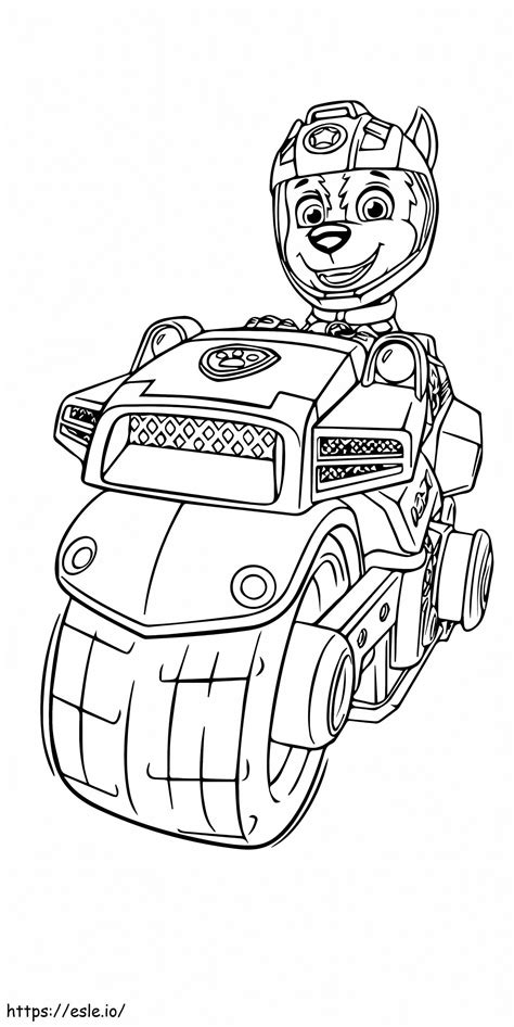 Paw Patrol Moto Pups With Motorcycles coloring page