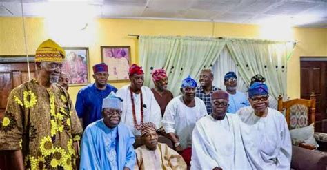 Tinubu Meets Afenifere Leaders To Seek Support For 2023 Presidency