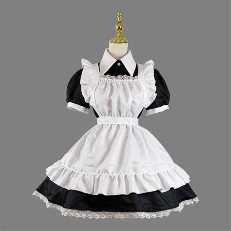 Vivianyo Hd Sexy Women Lingerie Apron Maid Outfit Cosplay Bow Bandage