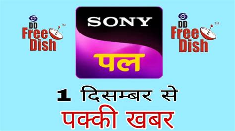 Dd Free Dish New Update Today Dd Free Dish News Sony Pal In Dd Free