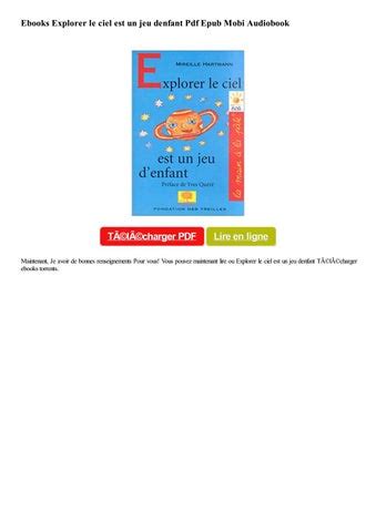 Pdf Explorer Le Ciel Est Un Jeu Denfant Telecharger Ebooks By