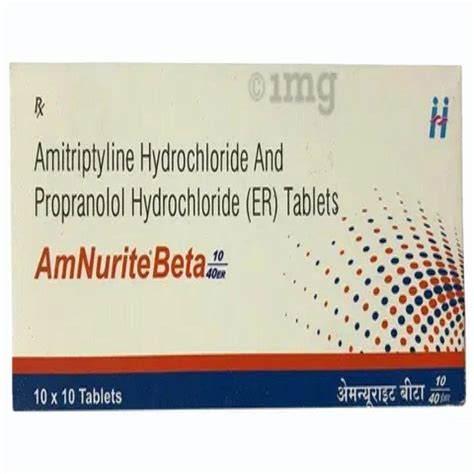 Amnurite Beta 10/40 ER Tablet, 40 mg at Rs 1241/box in Nagpur | ID ...