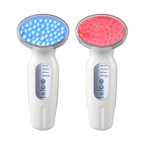 Portable Color Red Blue Yellow Pdt Photon Light Therapy Face Acne