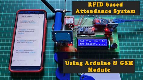 RFID Based Attendance System Using Arduino SIM800L Module Iot