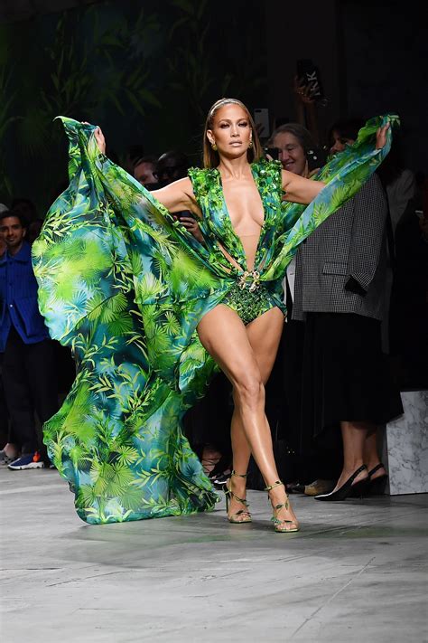 Jennifer Lopez Just Walked The Versace RunwayWearing That Versace