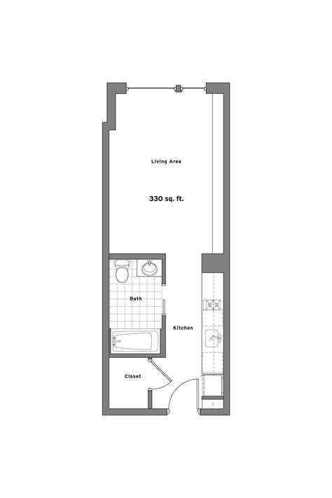 Long Narrow Studio Apartment Floor Plans - Infoupdate.org