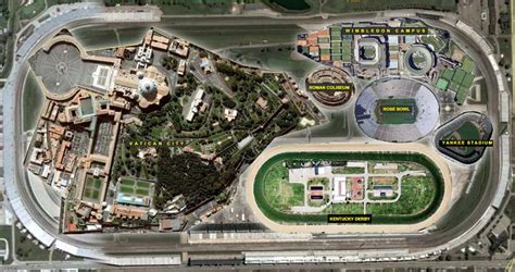 Maps of the Indy Motor Speedway - Grandstand Maps