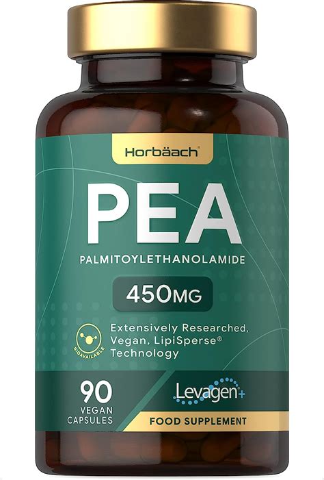 Palmitoylethanolamide Pea 450mg Levagen Plus Pea High Strength 90