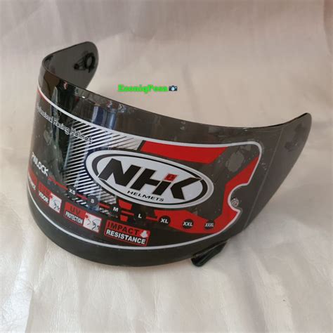 Jual Kaca Flat Clear Nhk Rx Gm Race Pro Original Nhk Smoke Iridium