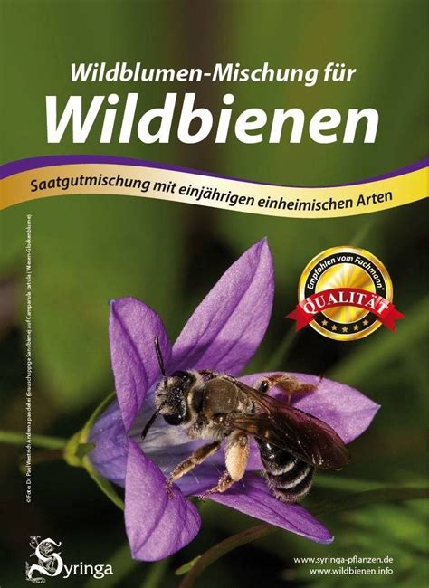 Mischung 12 Wildblumen für Wildbienen Blumenwiesen Syringa Samen