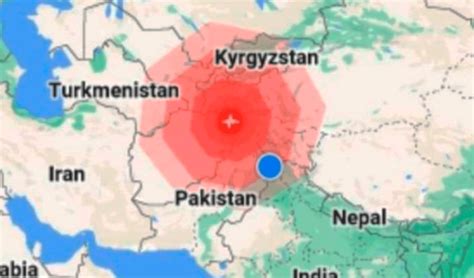 Strong Earthquake Of 6 5 In Pakistan Afghanistan And India First