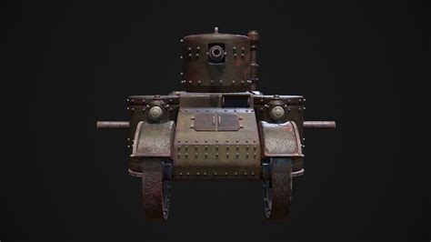 ArtStation - Steampunk Tank | Game Assets