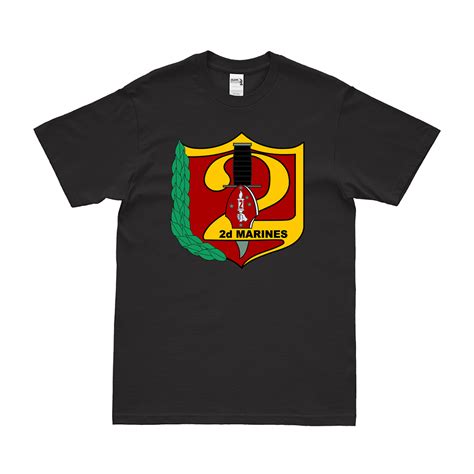 Usmc 2nd Marine Regiment Logo Emblem T Shirt