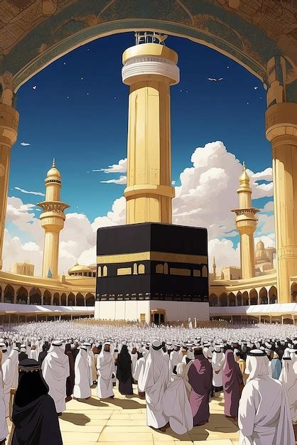 Premium Photo | Makka Sharif Illustration Image