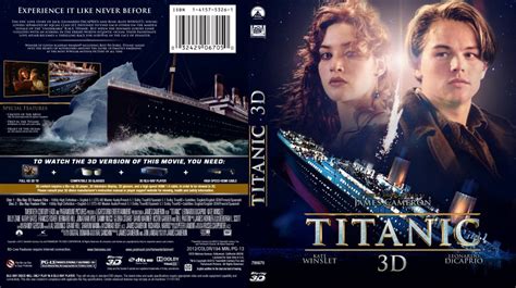 Titanic 3D Movie Blu Ray Custom Covers Titanic 3D Blu Ray DVD Covers