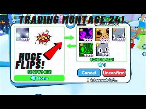 HUGE FLIPS TRADING MONTAGE 24 PET SIMULATOR X YouTube