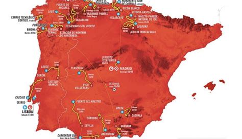 Vuelta 2024 le parcours les cartes et profils des étapes la liste