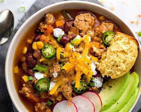 Slow Cooker Turkey Chili Recipe Sidechef