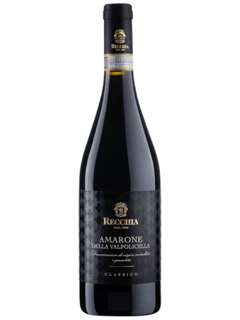 Recchia Amarone Della Valpolicella Classico Ml Luekens Wine Spirits