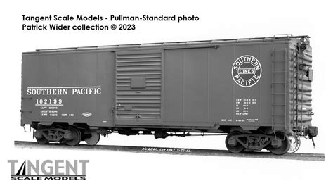 Pullman Standard Southern Pacific Lines Postwar” 406” Box Car With 10