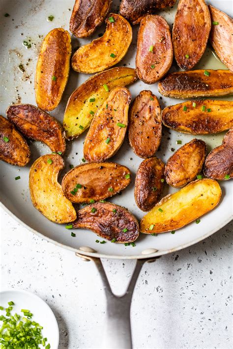 Skillet Roasted Fingerling Potatoes Recipe Cart