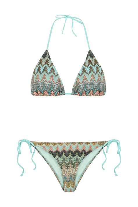 Aquella Renkli Triko Üçgen Bikini Takım Fiyatı Yorumları