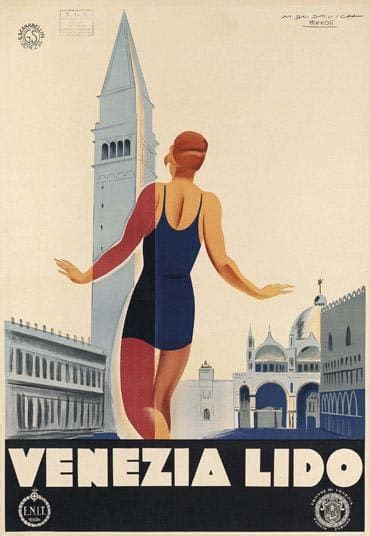 Dudovich Marcello Nizzoli Venezia Lido Vintage Travel Posters