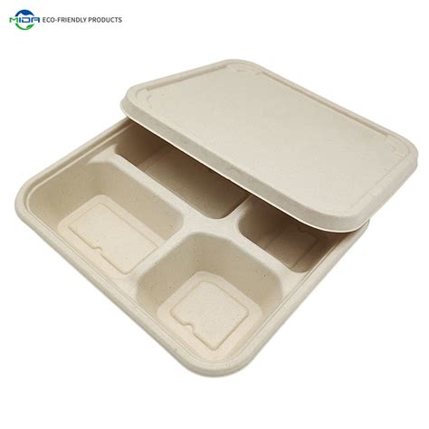 Biodegradable Take Out Containers Compostable Disposable Dinner Set