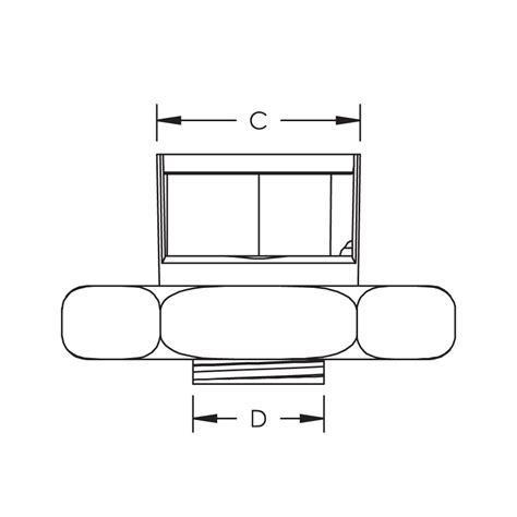 Caddy Rod Lock Channel Nut