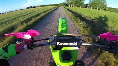 Kawasaki Kx500 Gopro Evening Cruising Youtube