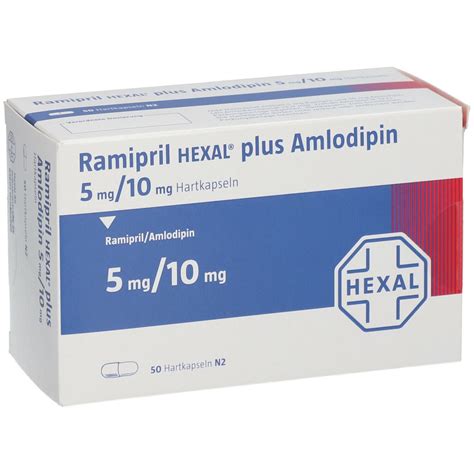 Ramipril HEXAL Plus Amlodipin 5 Mg 10 Mg 50 St Mit Dem E Rezept Kaufen