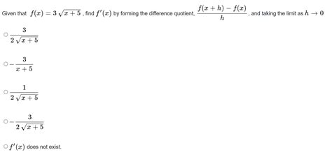 Given That F X 3 X 5 Find F X By Forming The Studyx