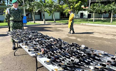 Sedena Destruye Armas Cargadores Y Cartuchos En Chetumal