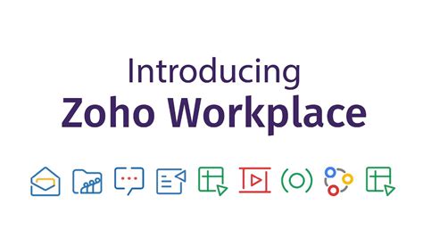 Introducing Zoho Workplace 4 Great Features Youtube