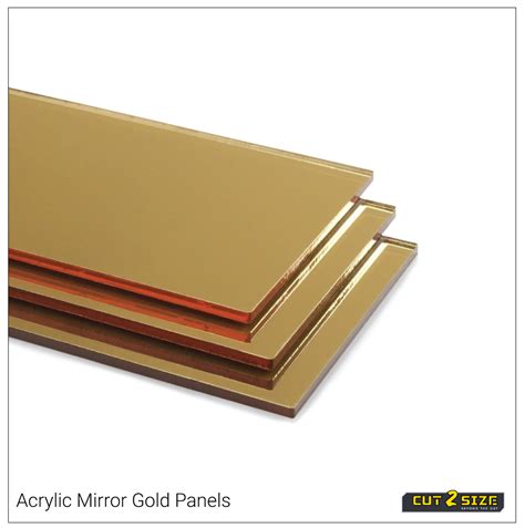 Acrylic Metallics Bronze Panels Set Of 6500 X 500mm Cut 2 Size