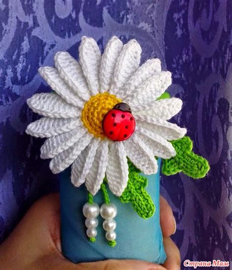 Flor Margarita Al Crochet Paso A Paso En Video Todo Crochet